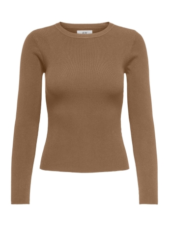 Jacqueline de Yong T-shirt JDYCIRKELINE L/S PULLOVER KNT 15307859 TOASTED COCONUT
