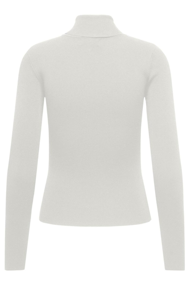 JDYCIRKELINE L/S ROLL NECK PULLOVER 15307910 Cloud Dancer