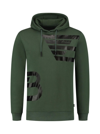 Ballin Trui HOODIE WITH FRONTPRINT 23039308 94 FOREST GREEN