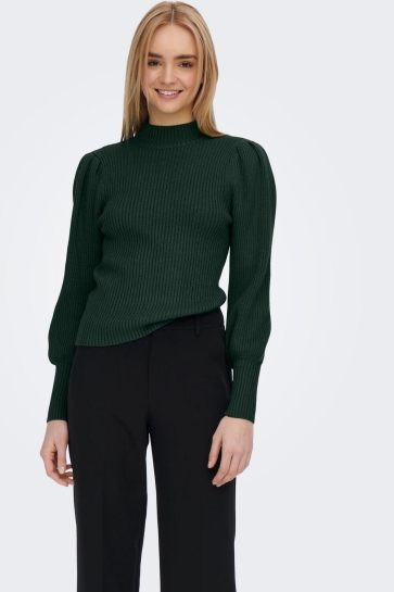 Only Trui ONLKATIA L/S HIGHNECK PULLOVER KNT 15232494 JUNE BUG