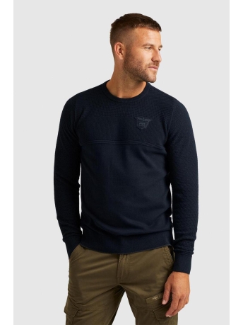 PME legend Trui PULLOVER WITH DIFFERENT STRUCTURES PKW2308305 5281