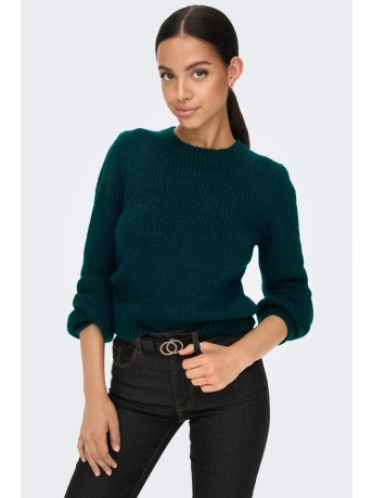 Jacqueline de Yong Trui JDYDINEA L/S O-NECK SOLID PULL KNT 15268463 DEEP TEAL