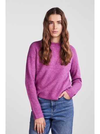 Pieces Trui PCELLEN LS O-NECK KNIT NOOS BC 17098262 RADIANT ORCHID