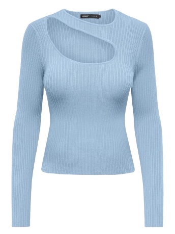 Only Trui ONLMEDDI LS PEEK-A-BOO O-NECK CC CS 15320764 CASHMERE BLUE