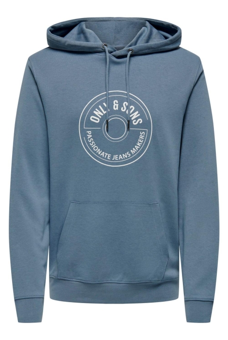 Only & Sons onslamer reg interlock sweat hoodie