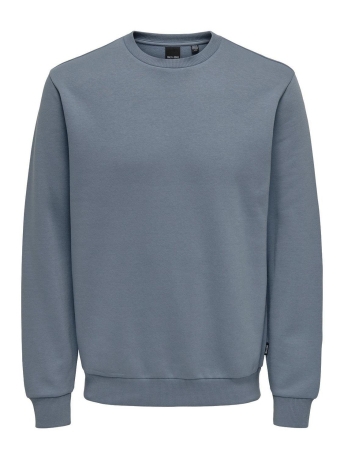 Only & Sons Trui ONSCERES CREW NECK NOOS 22018683 FLINT STONE