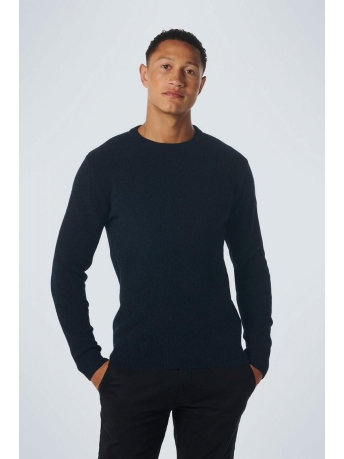 NO-EXCESS Trui PULLOVER CREWNECK RIBKNIT SUPER 21210815SN 078 NIGHT