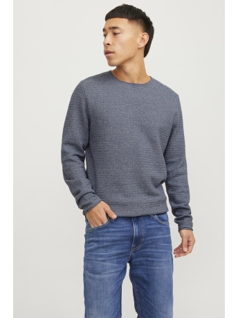 Jack & Jones Trui JPRBLUMIGUEL KNIT CREW NECK NOOS 12238557 CAPTAINS BLUE