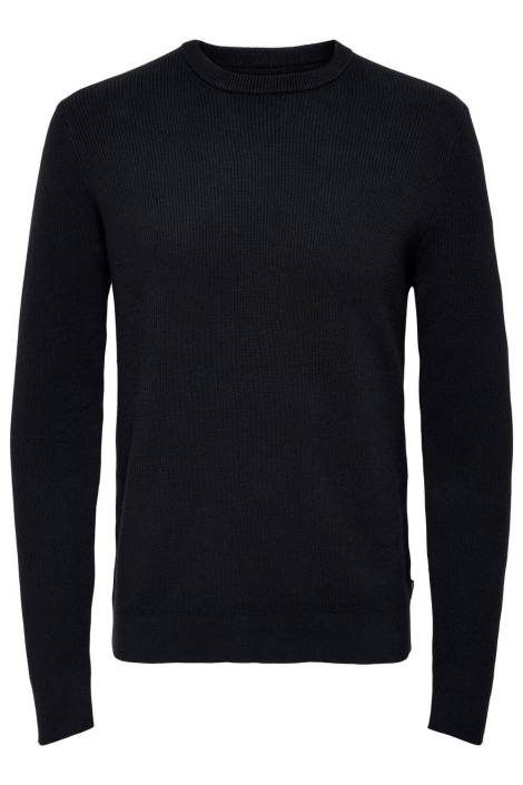 Only & Sons blauwe heren trui | Vooraanzicht