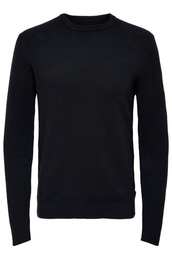 Only & Sons blauwe heren trui | Vooraanzicht