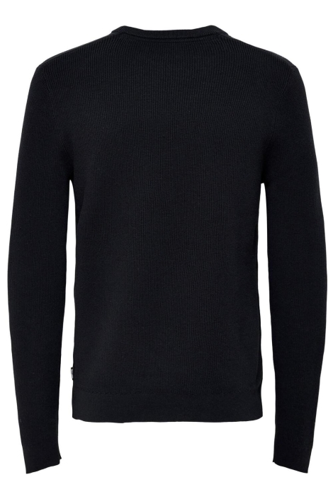Only & Sons blauwe heren trui | Achteraanzicht