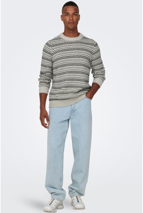 Only & Sons onsmusa reg 3 struc crew knit