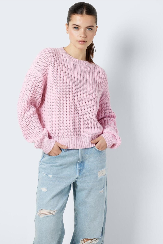 NMCHARLIE L/S O-NECK KNIT 27020786 Pirouette