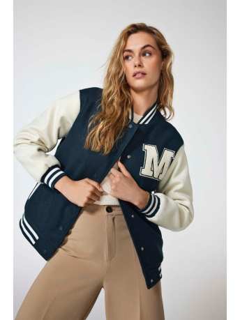 Only Jas ONLSILJA LIFE PADDED BOMBER CC OTW 15294005 Dark Sea/CLOUD DANC