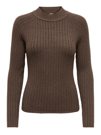 Jacqueline de Yong Trui JDYMAGDA L/S RIB PULLOVER KNT 15238267 CHOCOLATE BROWN