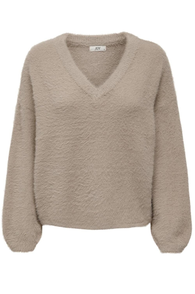 JDYJOLA L/S V-NECK PULLOVER KNT 15293658 SIMPLY TAUPE