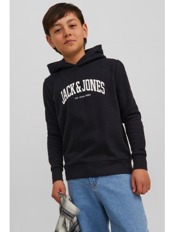 Jack & Jones Junior Trui JJEJOSH SWEAT HOOD SN JNR 12237401 Black