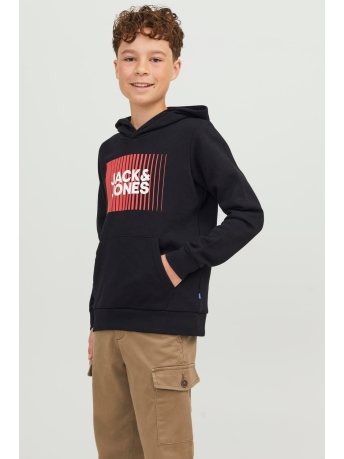 Jack & Jones Junior Trui JJECORP LOGO SWEAT HOOD PLAY NOOS J 12237459 Black