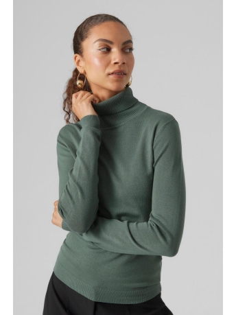 Vero Moda Trui VMGLORY LS ROLLNECK BLOUSE GA NOOS 10231630 Dark Forest
