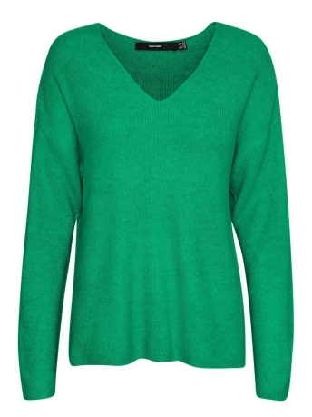 Vero Moda Trui VMCREWLEFILE LS V-NECK BLOUSE NOOS 10233357 MINT