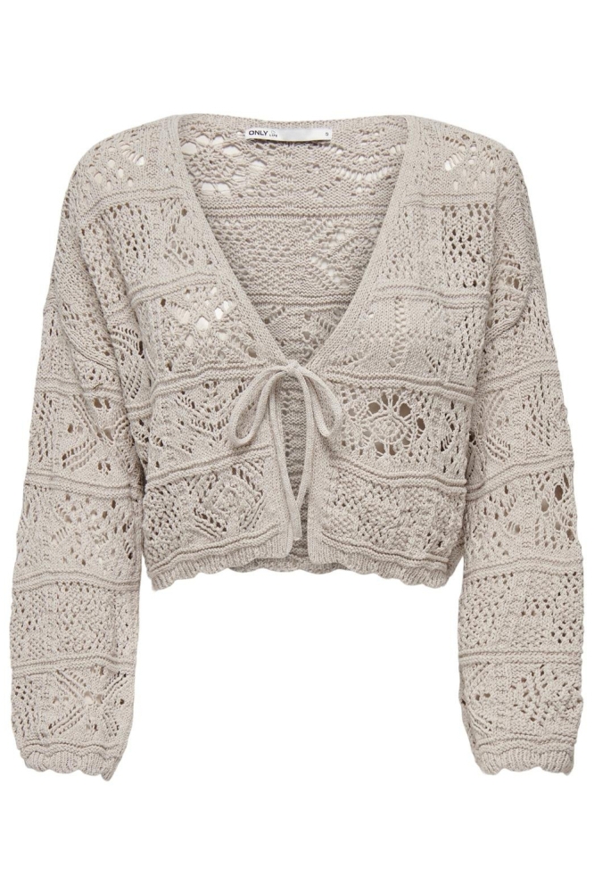 Only beige dames vest | Vooraanzicht