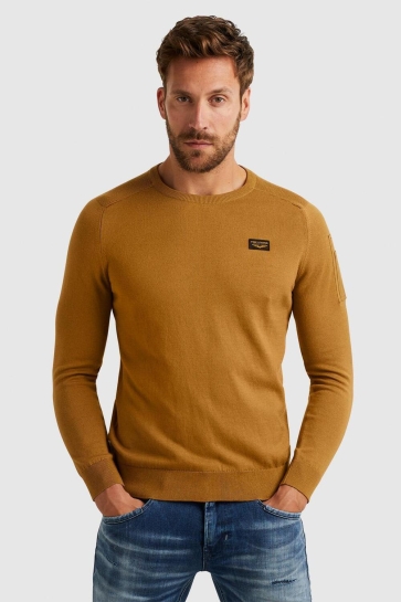 PME legend Trui PULLOVER WITH CARGO POCKET PKW2309320 8186