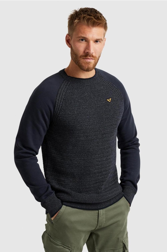 PULLOVER IN A MATERIAL MIX PKW2309323 5281