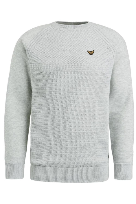 PME legend beige heren trui | Vooraanzicht
