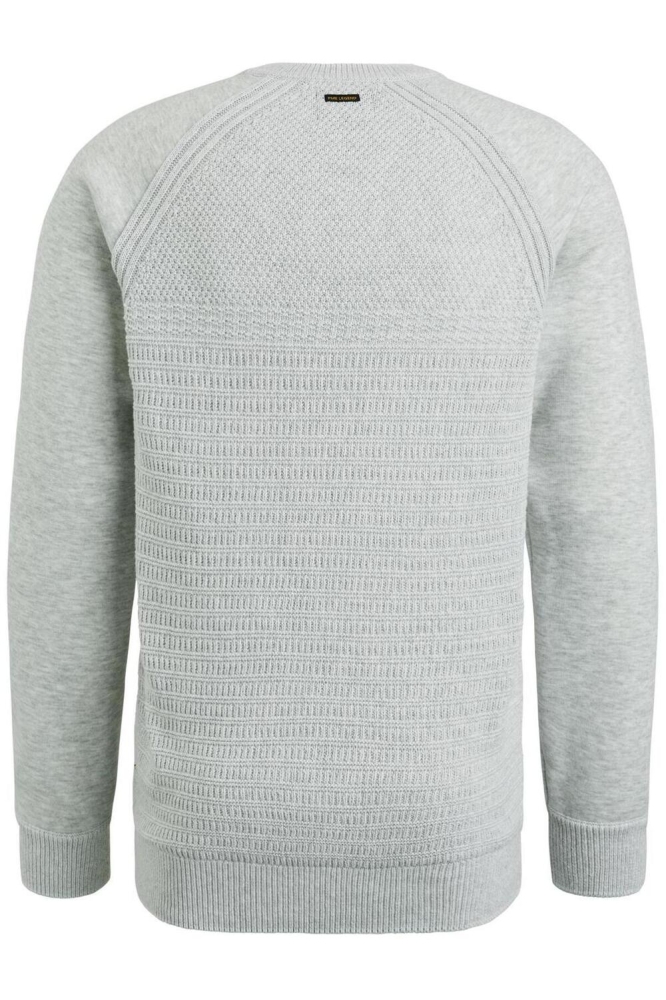 PME legend beige heren trui | Achteraanzicht