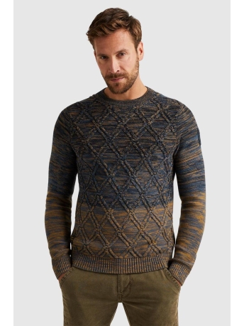 PME legend Trui PULLOVER IN MOULINE YARN PKW2309329 5448