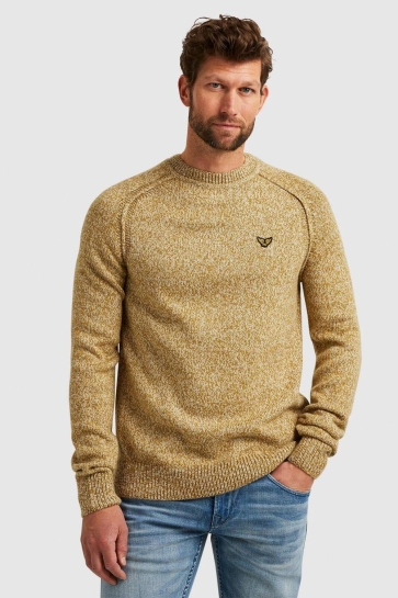 PME legend Trui PULLOVER WITH RAGLAN SLEEVES PKW2309328 8186
