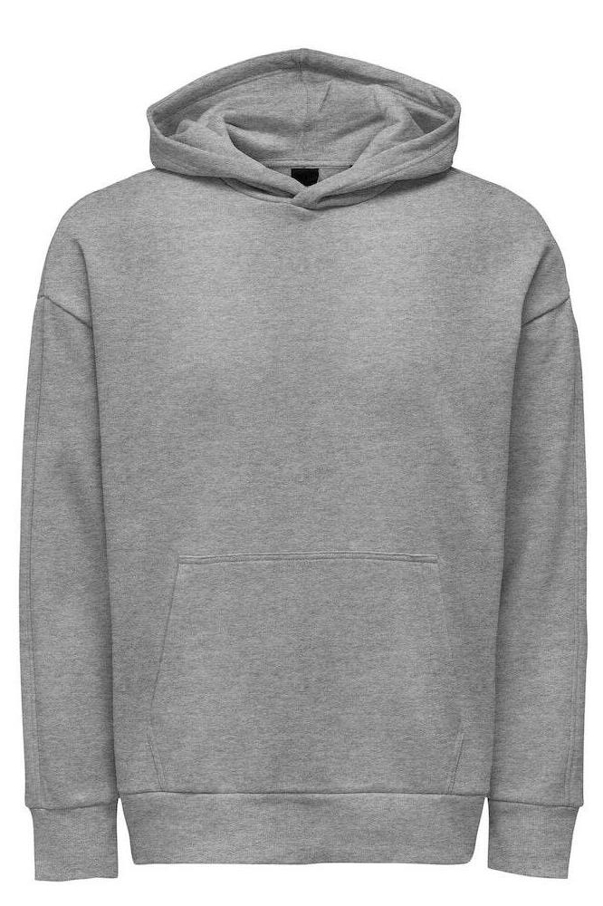 ONSDAN LIFE RLX HEAVY SWEAT HOODIE 22026661 Light Grey Melange