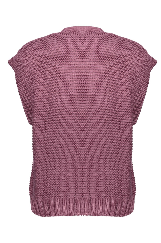 GEBREID GILET 34541 29 Mauve