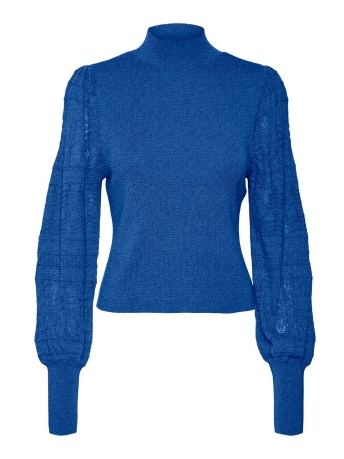 Vero Moda Trui VMFELIPA LS HIGHNECK PULLOVER GA BO 10291040 BEAUCOUP BLUE