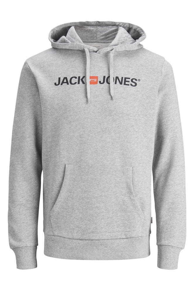 JJECORP OLD LOGO SWEAT HOOD NOOS 12137054 Light Grey Melange