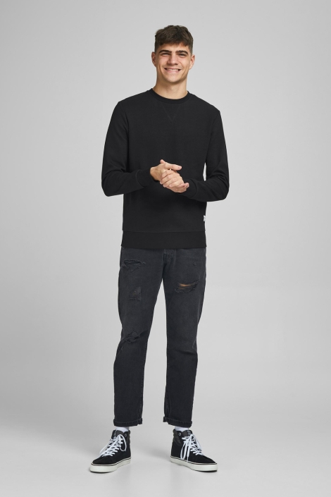 Jack & Jones zwarte heren trui | Model