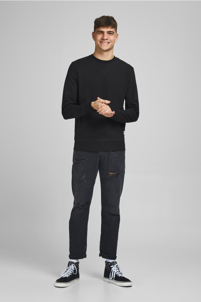 JJEBASIC SWEAT CREW NECK NOOS 12181903 Black