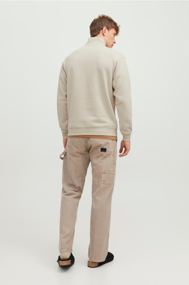 Jack & Jones ecru heren sweater | Model