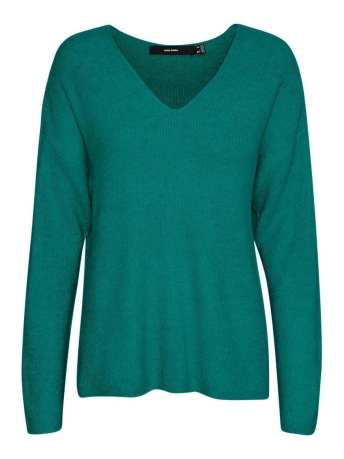 Vero Moda Trui VMCREWLEFILE LS V-NECK BLOUSE NOOS 10233357 Parasailing