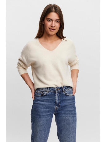 Vero Moda Trui VMDOFFY LS V-NECK BLOUSE GA NOOS 10252090 Birch