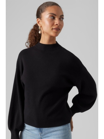 Vero Moda Trui VMNANCY LS FUNNELNK PULLOVER GA NOO 10290748 Black