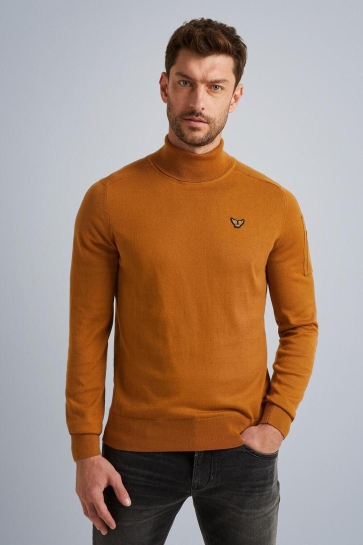 PME legend Trui PULLOVER WITH STANDUP COLLAR PKW2310307 8196