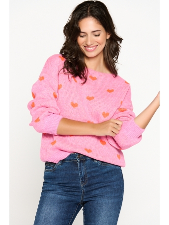 LolaLiza Trui N HEART 2C 04006283 1477 pink bubblegum