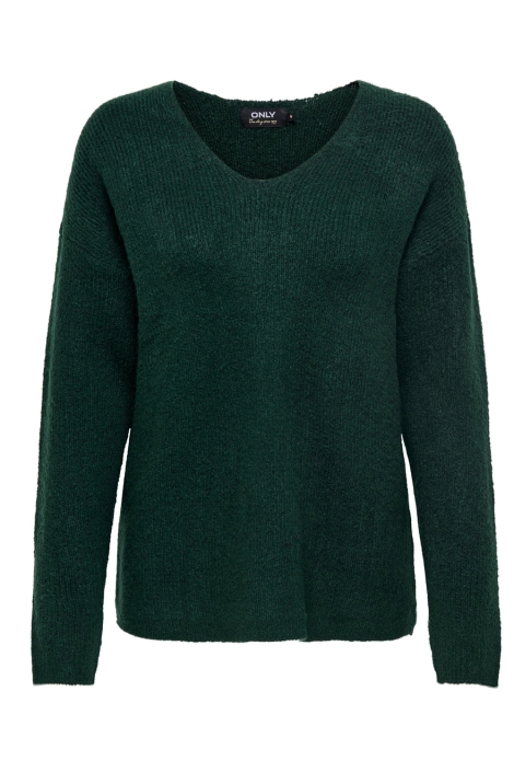 Only groene dames trui | Vooraanzicht