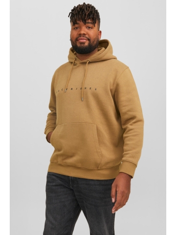 Jack & Jones Trui JJESTAR JJ SWEAT HOOD NOOS PLS 12243527 Otter