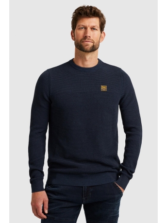PME legend Trui PULLOVER WITH DIFFERENT TEXTURES PKW2310300 5281