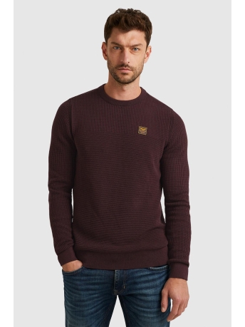 PME legend Trui PULLOVER WITH DIFFERENT TEXTURES PKW2310300 8200
