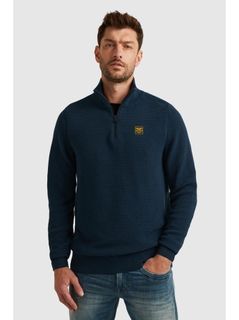 PME legend Trui PULLOVER WITH HALF ZIPPER PKW2310301 5281