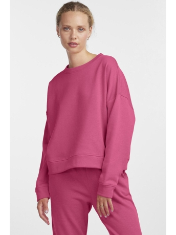 Pieces Trui PCCHILLI LS SWEAT NOOS 17113432 Hot Pink