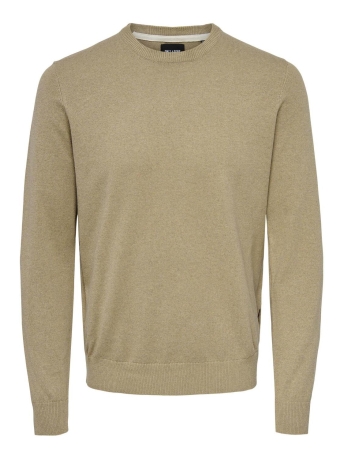Only & Sons Trui ONSREX LIFE REG 12 CREW KNIT 22024080 CHINCHILLA